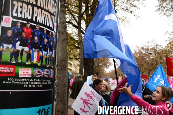 La Manif pour tous. The Demonstration For All.