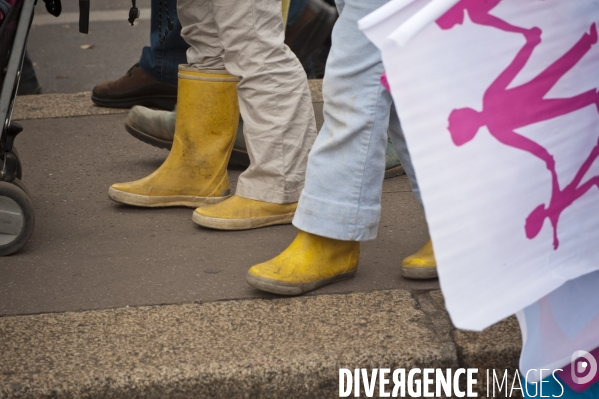 Paris :  la manif pour tous  du dimanche 5 octobre 2014