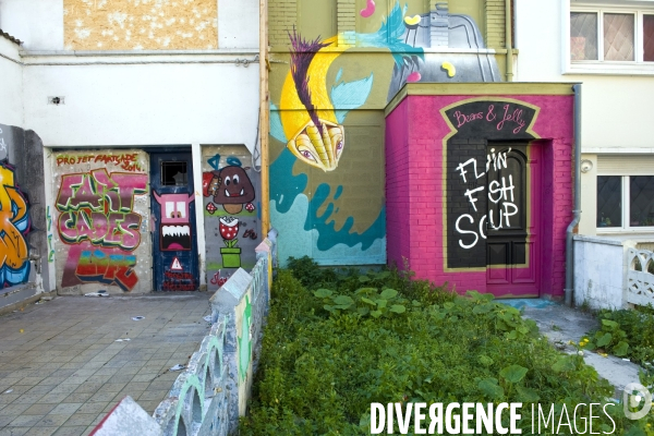 Renovation urbaine et street art dans le cadre  d un programme de l  ANRU