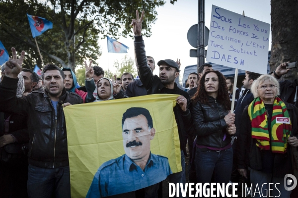 Manifestation des Kurdes