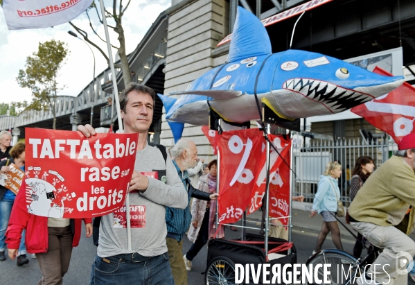 Manifestation contre le TAFTA