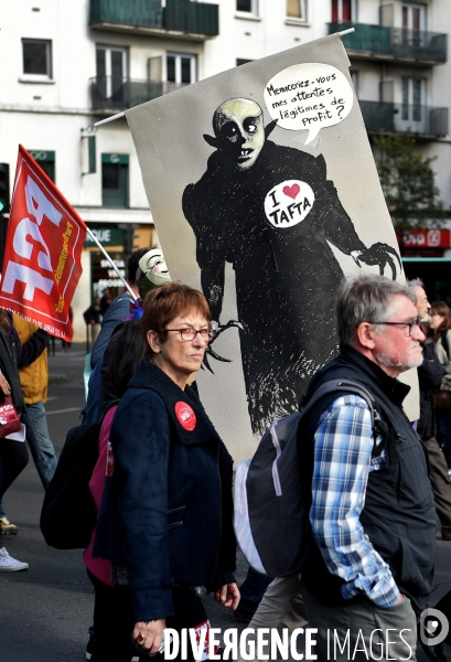 Manifestation contre le TAFTA