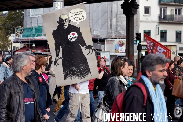 Manifestation contre le TAFTA