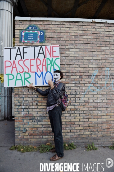 Manifestation contre le TAFTA