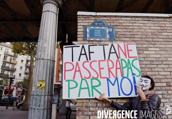 Manifestation contre le TAFTA