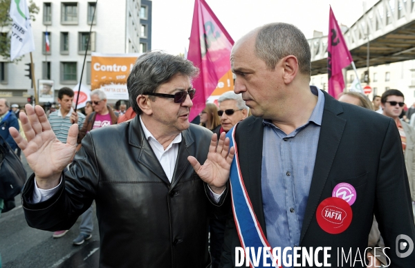 Manifestation contre le TAFTA