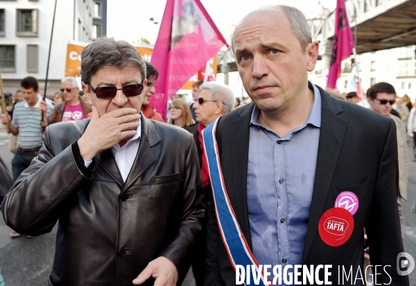 Manifestation contre le TAFTA