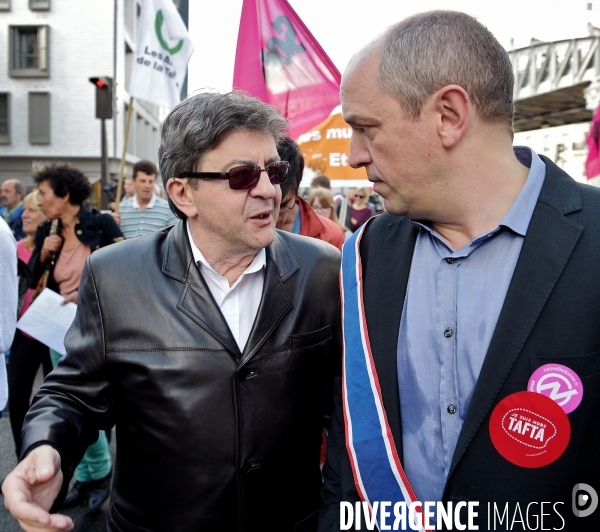 Manifestation contre le TAFTA