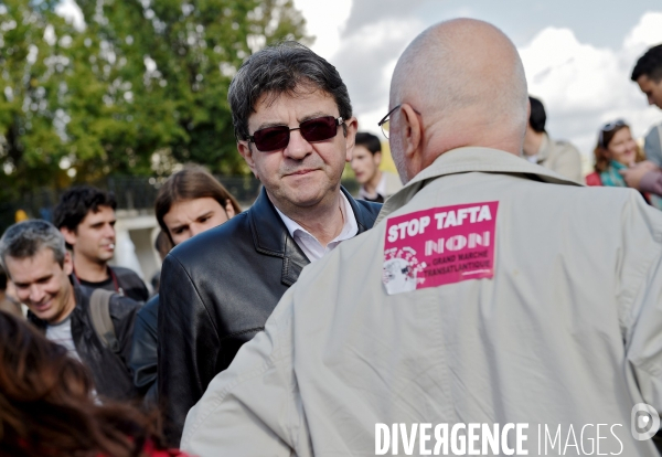 Manifestation contre le TAFTA