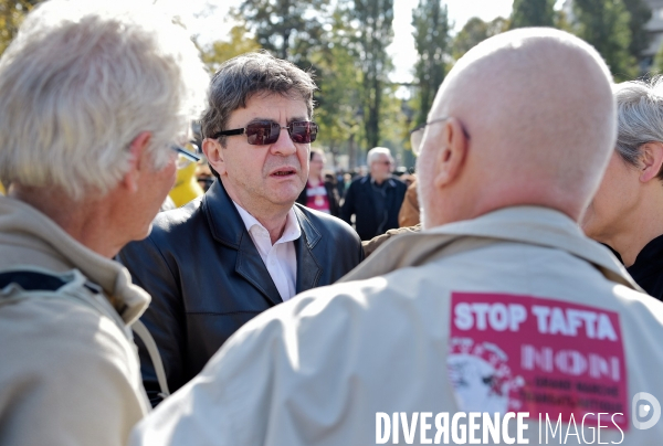 Manifestation contre le TAFTA