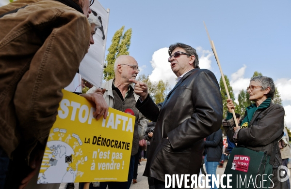 Manifestation contre le TAFTA