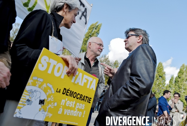 Manifestation contre le TAFTA