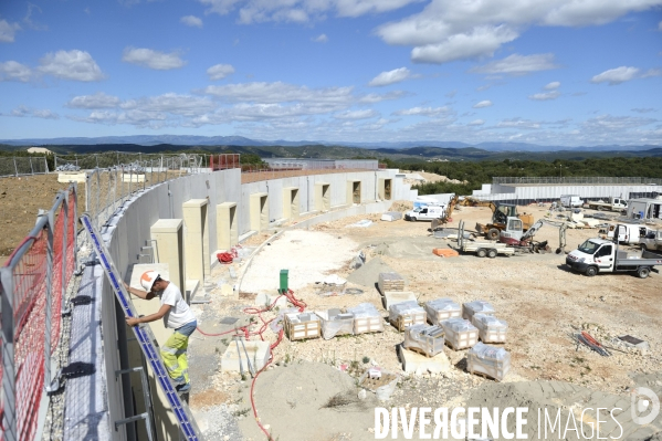 Chantier Caverne du Pont d Arc, reproduction de la grotte Chauvet