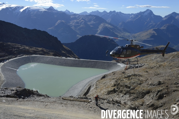 Chantier de la retenue d eau de l Herpie