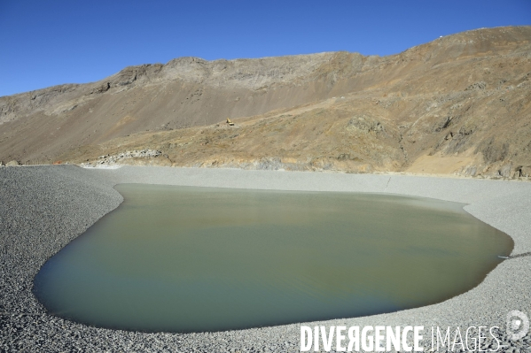 Chantier de la retenue d eau de l Herpie