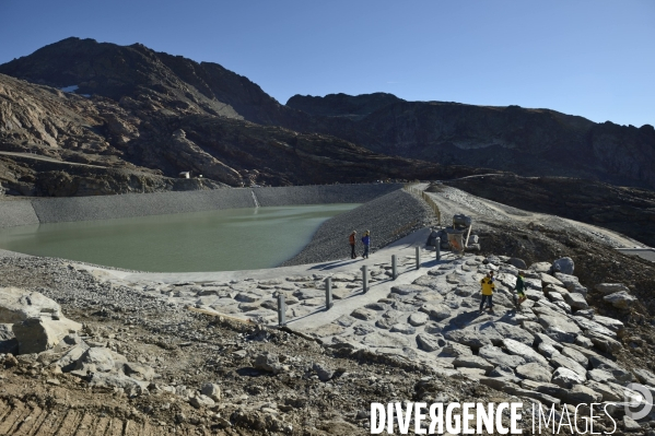 Chantier de la retenue d eau de l Herpie