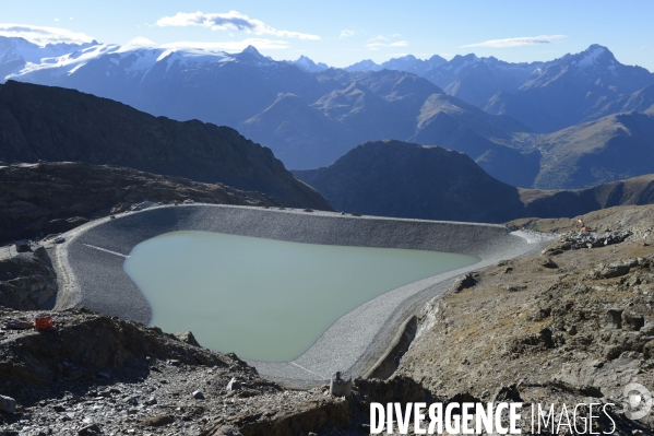 Chantier de la retenue d eau de l Herpie