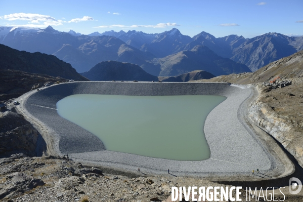 Chantier de la retenue d eau de l Herpie