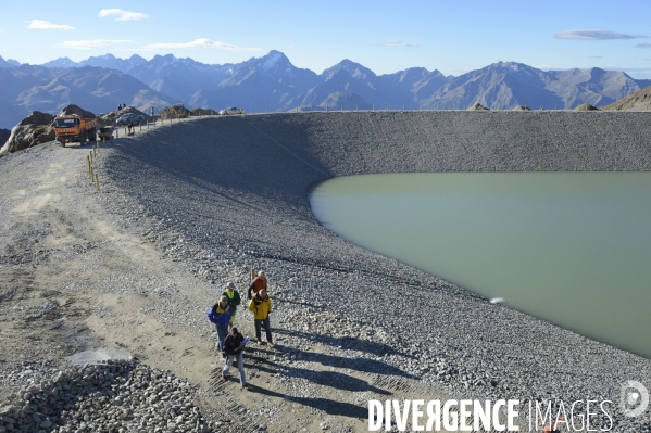 Chantier de la retenue d eau de l Herpie