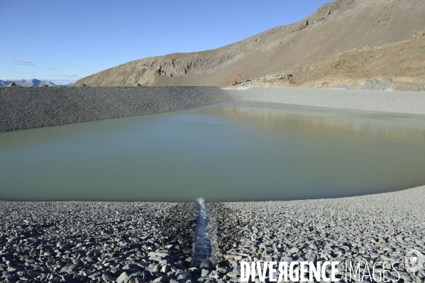 Chantier de la retenue d eau de l Herpie