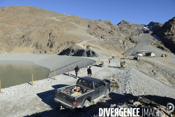 Chantier de la retenue d eau de l Herpie