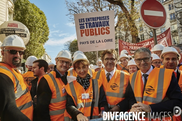 Manifestation des entrepreneurs de Travaux Publics