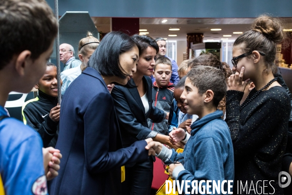 Vallaud-Belkacem, Pellerin et Gallet à la Maison de la radio