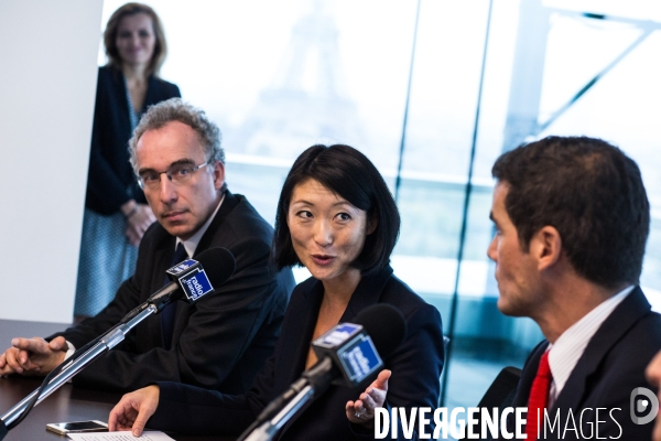 Vallaud-Belkacem, Pellerin et Gallet à la Maison de la radio
