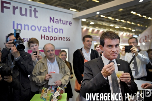 SIAL 2014 / Visite de Manuel Valls