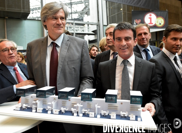 SIAL 2014 / Visite de Manuel Valls et de Stephane Le Foll