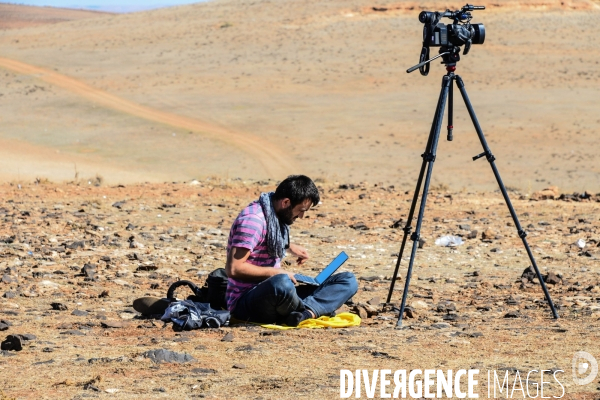 Members of the media the foreign and local press covering Battle for Kobani, Les membres des médias de la presse étrangère et locale couvrant bataille pour Kobani,