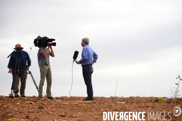 Members of the media the foreign and local press covering Battle for Kobani, Les membres des médias de la presse étrangère et locale couvrant bataille pour Kobani,