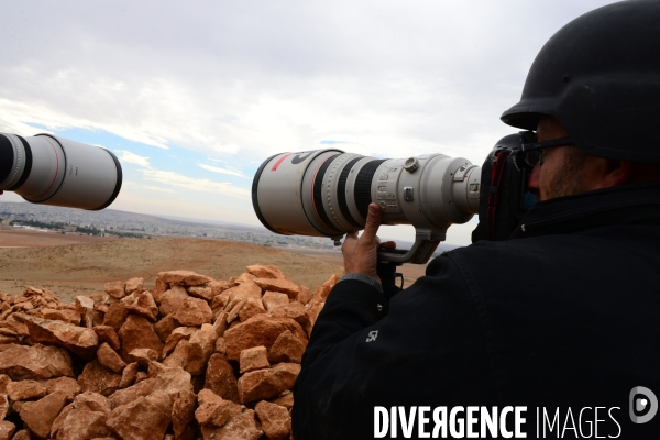 Members of the media the foreign and local press covering Battle for Kobani, Les membres des médias de la presse étrangère et locale couvrant bataille pour Kobani,