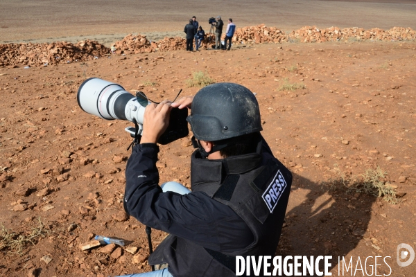 Members of the media the foreign and local press covering Battle for Kobani, Les membres des médias de la presse étrangère et locale couvrant bataille pour Kobani,