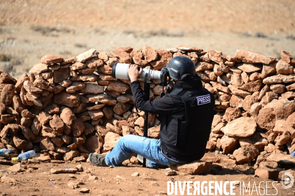 Members of the media the foreign and local press covering Battle for Kobani, Les membres des médias de la presse étrangère et locale couvrant bataille pour Kobani,