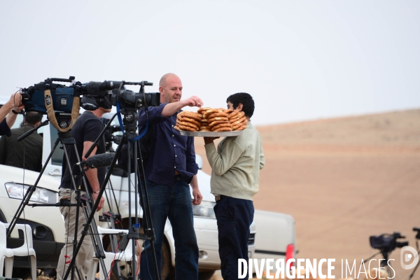 Members of the media the foreign and local press covering Battle for Kobani, Les membres des médias de la presse étrangère et locale couvrant bataille pour Kobani,