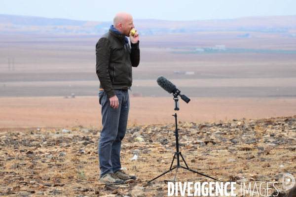 Members of the media the foreign and local press covering Battle for Kobani, Les membres des médias de la presse étrangère et locale couvrant bataille pour Kobani,