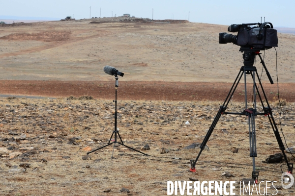 Members of the media the foreign and local press covering Battle for Kobani, Les membres des médias de la presse étrangère et locale couvrant bataille pour Kobani,