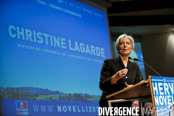 Christine LAGARDE soutient Hervé NOVELLI