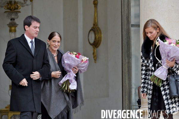 Manuel Valls Anne Gravoin Luisangela Galfetti