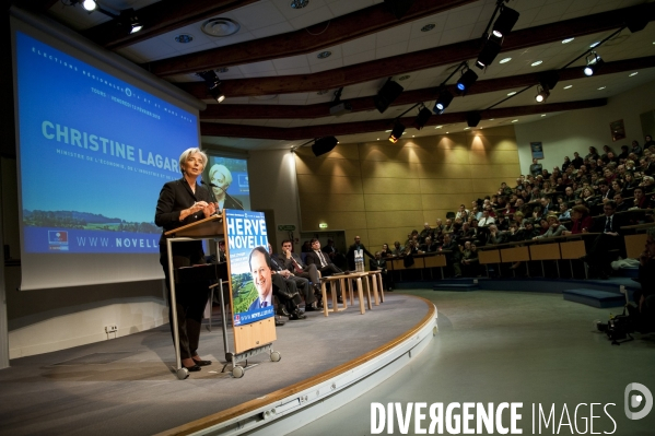 Christine LAGARDE soutient Hervé NOVELLI