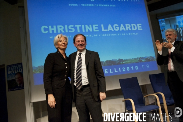 Christine LAGARDE soutient Hervé NOVELLI