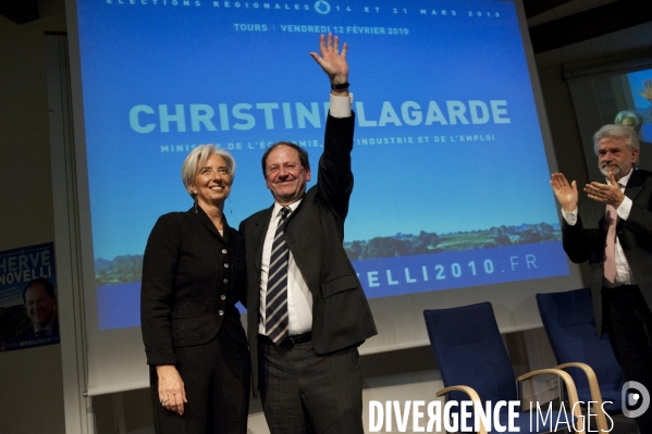 Christine LAGARDE soutient Hervé NOVELLI