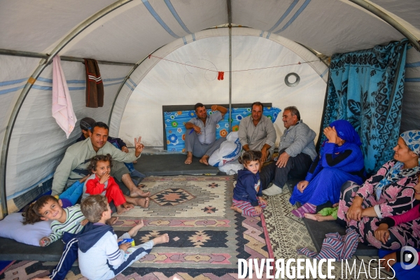 Syrian Kurdish refugees who fled Kobani,  Réfugiés kurdes syriens qui ont fui Kobané,