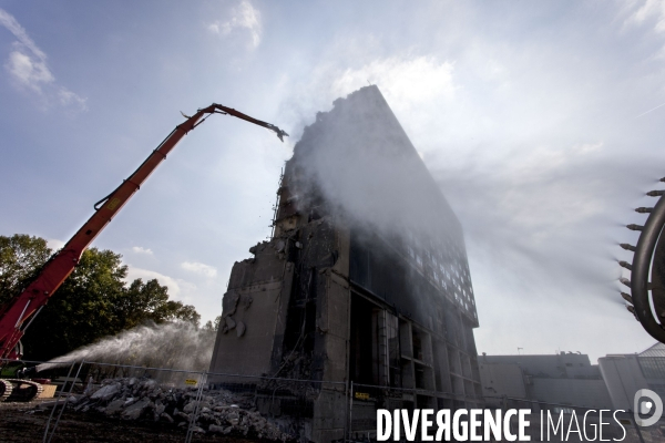 Chantier de démolition de l hôtel Pullmann