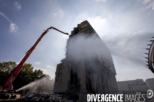 Chantier de démolition de l hôtel Pullmann