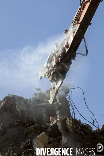 Chantier de démolition de l hôtel Pullmann