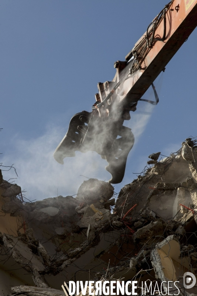 Chantier de démolition de l hôtel Pullmann