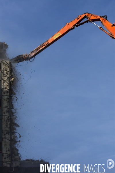 Chantier de démolition de l hôtel Pullmann