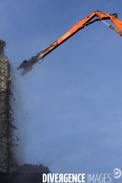 Chantier de démolition de l hôtel Pullmann